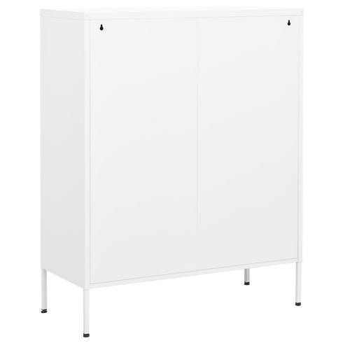 Lady Jillian -  Storage Cabinet White 80x35x101,5 cm Steel - Model 3
